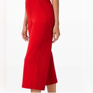 Lululemon Align Wide Leg Crop 23" Dark Red size 2